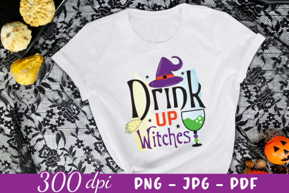 Drink Up Witches Halloween PNG: A Designer’s Review