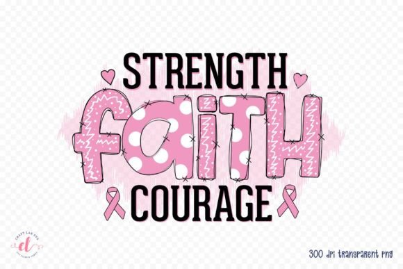 Reviewing Strength Faith Courage PNG for Embroidery