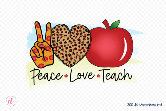 Reviewing the Peace Love Teach Design for Embroidery